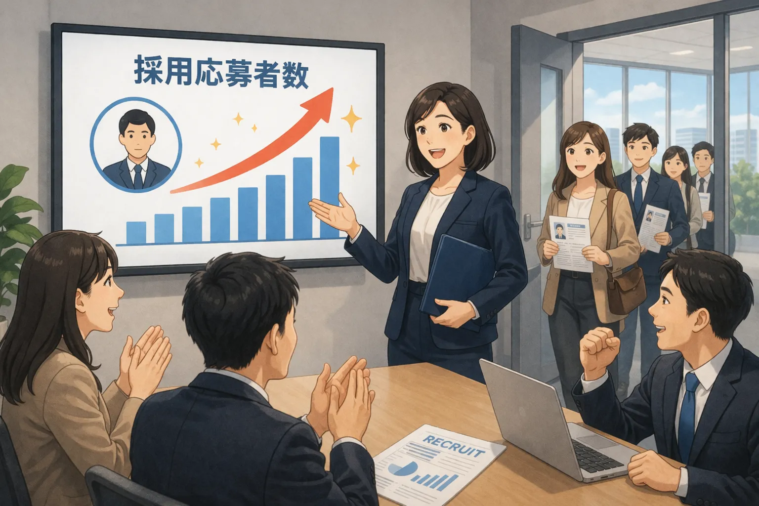 採用CX向上で応募数UP!